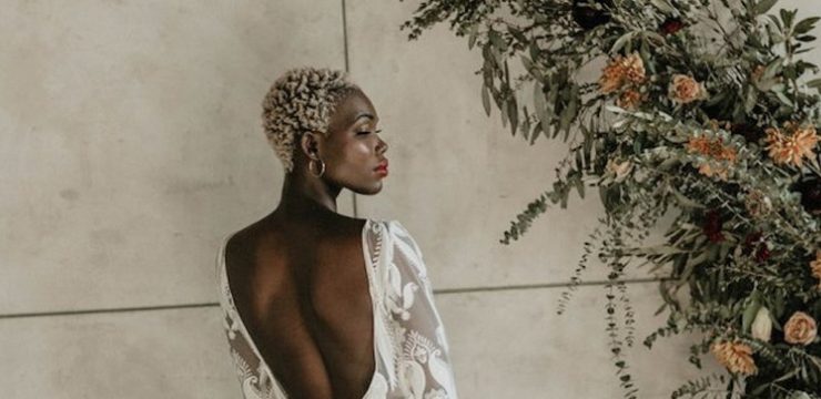 African short wedding hairstyle ideas