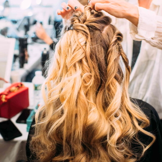 bridal hair