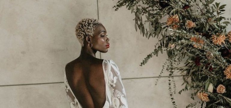 African short wedding hairstyle ideas